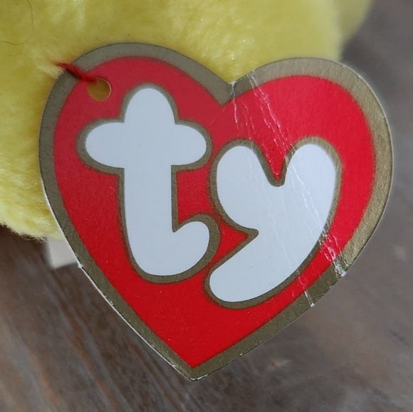 🦆 Ty Beanie Baby “Quackers” & Teenie Beanie “Quacks” Duck Set – 1993 Vintage - Picture 15 of 16